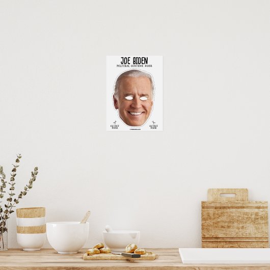 Joe Biden Costume Mask Poster (Küche)