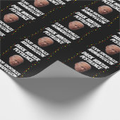 JOE BIDEN DARK WINTER CHRISTMAS WRAPPPAPIER GESCHENKPAPIER (Ecke)