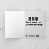 JOE BIDEN DARK WINTER GOTHIC VALENTINSTAG CARDS KARTE (Innenseite)