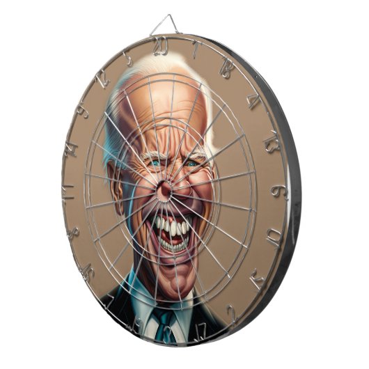 Joe Biden Dartboard Dartscheibe (Vorderseite rechts)