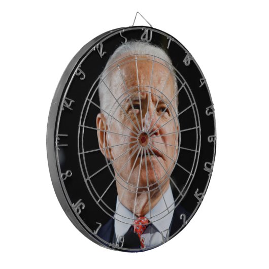 Joe Biden Dartscheibe (Vorderseite Links)