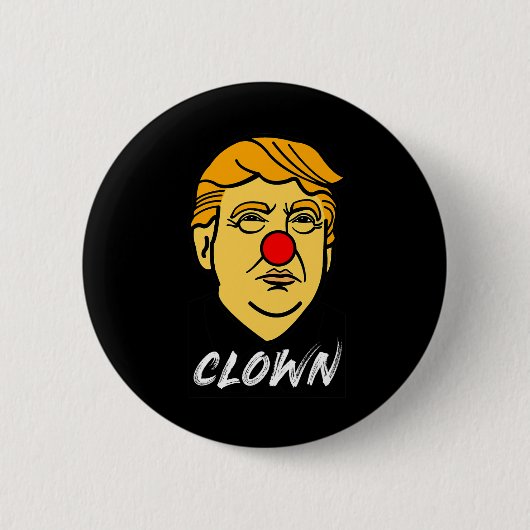 Joe Biden Donald Trump Clown Circus Button (Vorderseite)