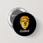 Joe Biden Donald Trump Clown Circus Button (Vorne & Hinten)