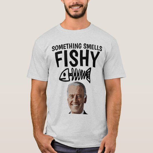 JOE BIDEN ETWAS SCHMELLE FISCHE T - SHIRT (Vorderseite)