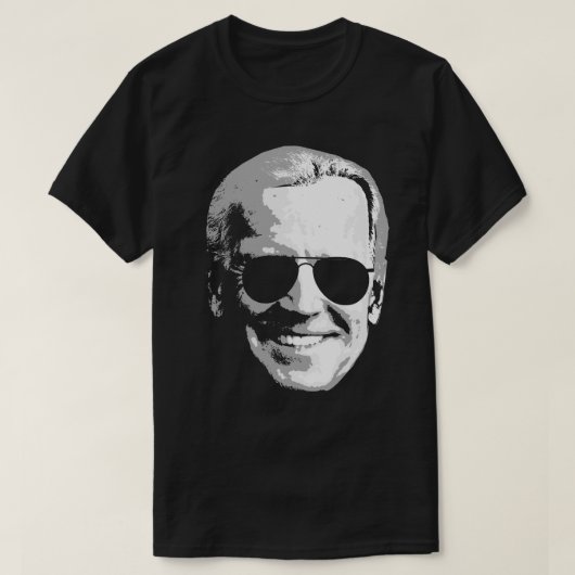 Joe Biden Face mit Aviators T-Shirt (Design vorne)