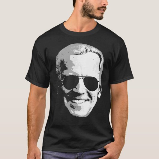Joe Biden Face mit Aviators T-Shirt (Vorderseite)