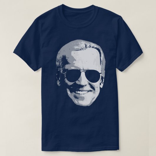 Joe Biden Face mit Aviators T-Shirt (Design vorne)