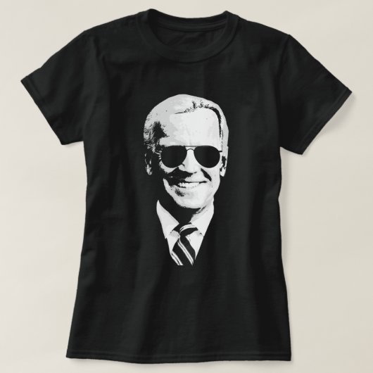 Joe Biden Face mit Aviators T-Shirt (Design vorne)