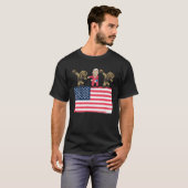 Joe Biden Flossing Dabbing Soldier Patriotic Ameri T-Shirt (Vorne ganz)