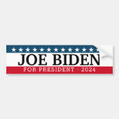 Joe Biden for President - Traditional Design 2024 Autoaufkleber (Vorne)