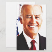 Joe Biden-For USA Präsident 2016 Briefpapier (Vorne/Hinten)