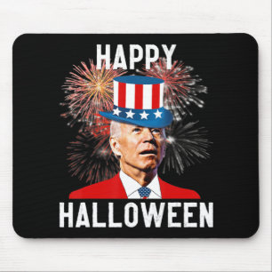 Joe Biden freut sich Halloween zum Spaß im Juli Mousepad