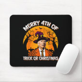 Joe Biden Frohe 4. Halloween-Streich oder Süßigkei Mousepad (Mit Mouse)