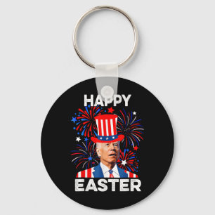 Joe Biden Frohe Ostern Für Lustigen 4. Juli Patrio Schlüsselanhänger