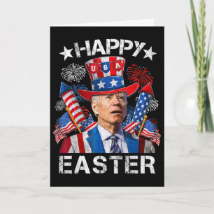 Joe Biden Frohe Ostern Für Lustiges 4. Juli-Shirt Karte