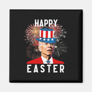 Joe Biden Frohe Ostern zum lustigen 4. Juli Magnet