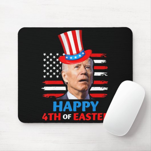 Joe Biden Funn 4. Juli Glückwunsch 4. Osterkonfere Mousepad (Mit Mouse)