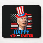 Joe Biden Funn 4. Juli Glückwunsch 4. Osterkonfere Mousepad (Vorne)