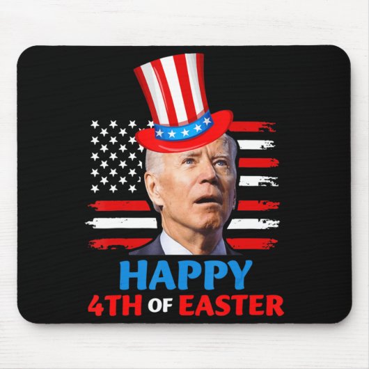 Joe Biden Funn 4. Juli Glückwunsch 4. Osterkonfere Mousepad (Vorne)