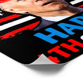 Joe Biden Funn 4. Juli Glückwunsch 4. Osterkonfere Poster (Ecke)