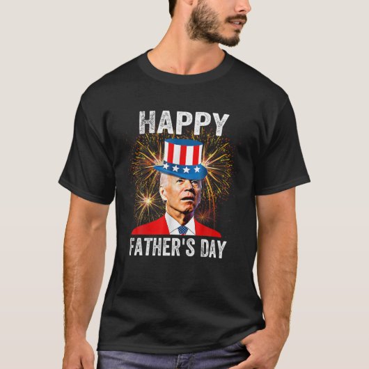 Joe Biden Funny 4Th Of July Happy Father's Day T-Shirt (Vorderseite)