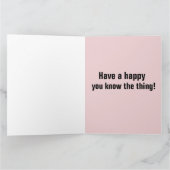 JOE BIDEN FUNNY BIRTHDAY Grußkarten Karte (Innenseite)