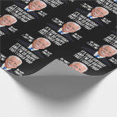 JOE BIDEN FUNNY BIRTHDAY KACKTE WRAPPING PAPER GESCHENKPAPIER (Ecke)