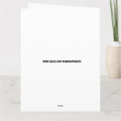 JOE BIDEN FUNNY BIRTHDAY SIE SEHEN SO JUNG KARTE (Rückseite)