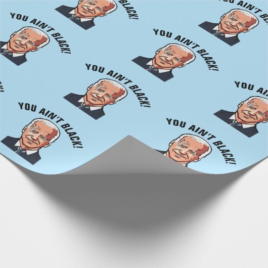 JOE BIDEN FUNNY BIRTHDAY WRAPPING PAPIER GESCHENKPAPIER (Ecke)