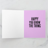 JOE BIDEN FUNNY BIRTHDAYGREETING CARDS DANKESKARTE (Innenseite)
