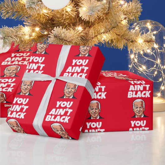 JOE BIDEN FUNNY CHRISTMAS Wrapping Paper Geschenkpapier (Feiertage)
