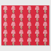 JOE BIDEN FUNNY CHRISTMAS Wrapping Paper Geschenkpapier (Flach)