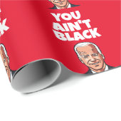 JOE BIDEN FUNNY CHRISTMAS Wrapping Paper Geschenkpapier (Rolleneckpunkt)