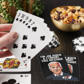 JOE BIDEN FUNNY FORGOT MESSAGE PLAYCARDS SPIELKARTEN (In Situ)