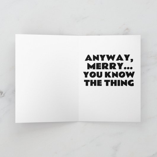 JOE BIDEN FUNNY I'M LOST, CHRISTMAS CARDS KARTE (Innenseite)