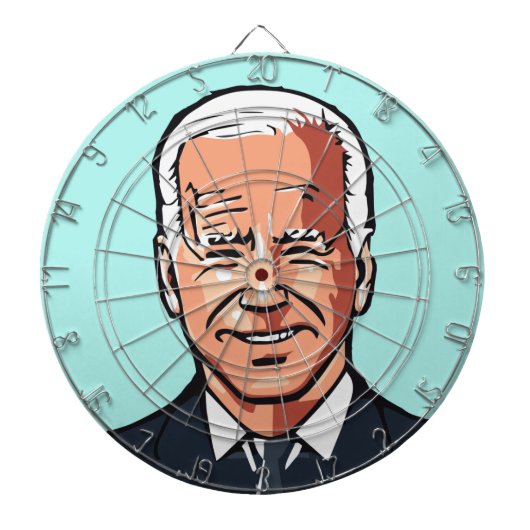 JOE BIDEN FUNNY JOKE DARTBOARD DARTSCHEIBE (vorne)
