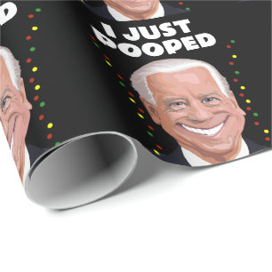 JOE BIDEN FUNNY KACKTE GEKACKT CHRISTMAS GESCHENKPAPIER