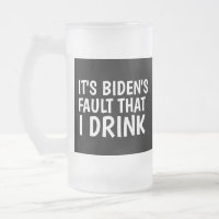 JOE BIDEN FUNNY MATTIERT GLASS TASSE FÜR VATER
