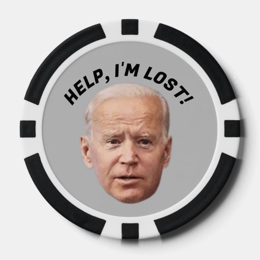 JOE BIDEN FUNNY POKER CHIPS (Vorderseite)
