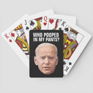 JOE BIDEN FUNNY WER KACKTE? SPIELKARTEN