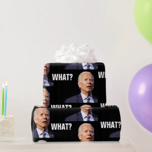 JOE BIDEN FUNNY WRAPPING PAPIER GESCHENKPAPIER