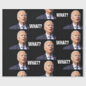 JOE BIDEN FUNNY WRAPPING PAPIER GESCHENKPAPIER (Flach)