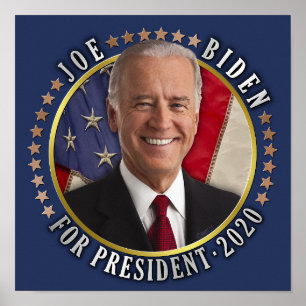 Joe Biden für das demokratische Foto 2020 Poster