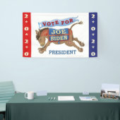 Joe Biden für den Präsidenten 2020, Demokrat Donke Banner (Messeveranstaltung)
