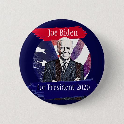 Joe Biden für die US-Kundgebung zum Präsidenten 20 Button (Vorderseite)