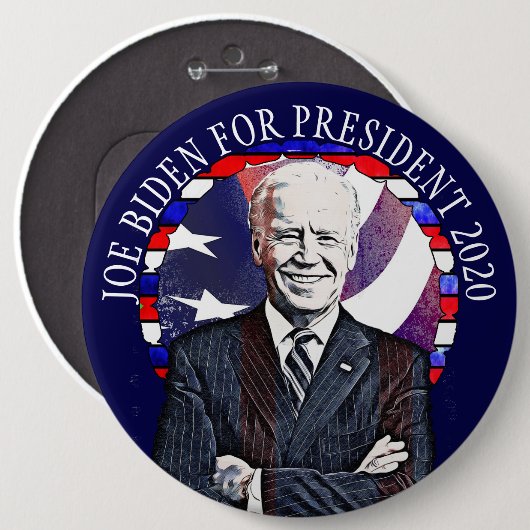 Joe Biden für die US-Kundgebung zum Präsidenten 20 Button (Vorne & Hinten)