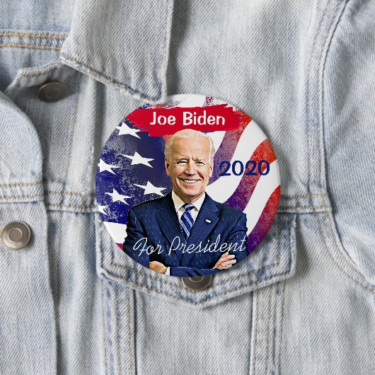 Joe Biden für die US-Präsidentschaftswahl 2020 Button (Beispiel)