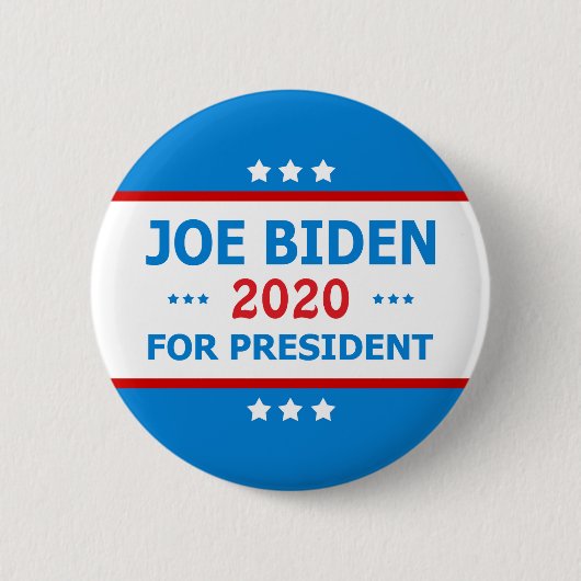 Joe Biden für Präsident 2020 Button (Vorderseite)