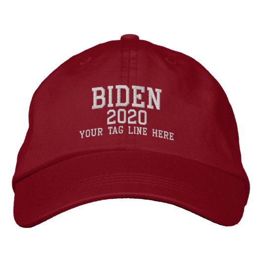 Joe Biden für Präsident 2020 Personalisiert Bestickte Baseballkappe (Vorderseite)
