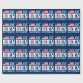 Joe Biden für Präsident Geschenkpapier (Flach)